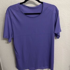 Lululemon Fast and Free Short Sleeve Running Shirt Purple Men’s